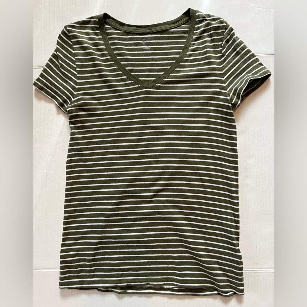 GAP Striped Tee Shirt, Sz M